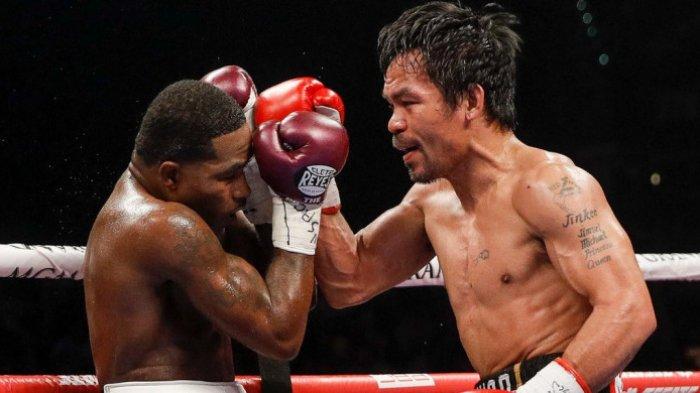 Manny Pacquiao  Menang Angka Mutlak di 12 Ronde atas Adrien Broner