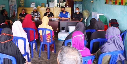 Kolaborasi Rumah Yatim Dengan Karang Taruna Ceria Bantu Korban Banjir Pekanbaru