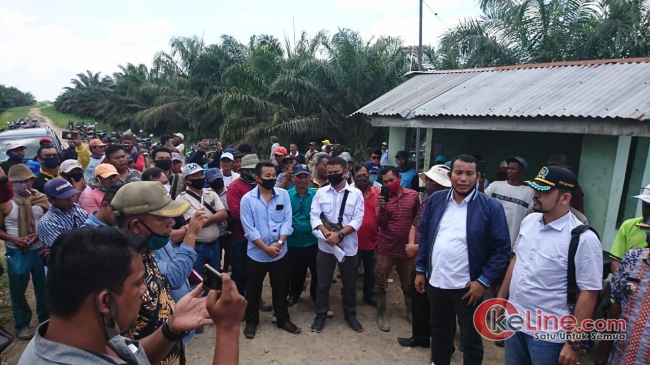 Warga Desa Perbangunan Ngeluh Pembuatan Benteng, Komisi D DPRD Asahan Lakukan Monitoring ke PT IPS