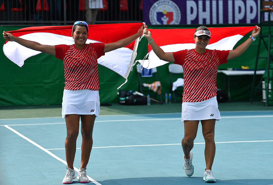 Indonesia Tambah Medali Emas dari Cabang Tenis Putri