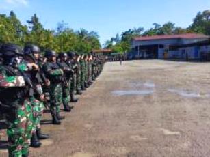 Sebanyak 555 Personel Gabungan Ikut Apel Persiapan Penyambutan Wapres