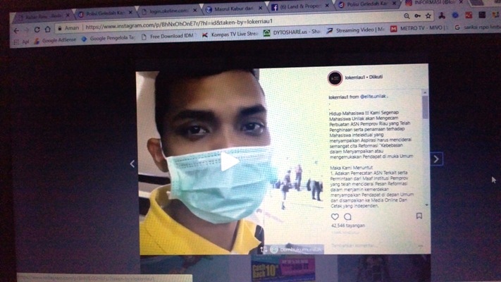 Instagram Dihebohkan Video Oknum ASN Sebut "Mahasiswa Sampah Masyarakat"