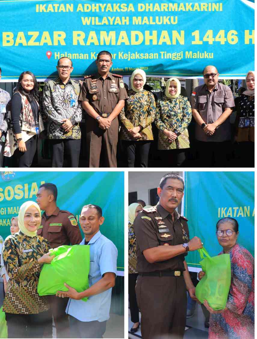 Gelar Bazar Ramadhan 14446/H Kajati Maluku, Agoes SP Apresiasi Ikatan Adhyaksa Dharmakarini Wilayah Maluku    