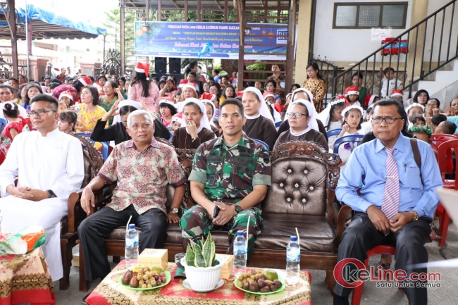 Bupati Asahan Tinjau Perayaan Natal Tahun 2019