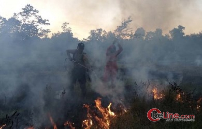 Ditanya Sulitnya Padamkan Lahan Gambut, Kapolres Meranti: Ini Tugas Mulia