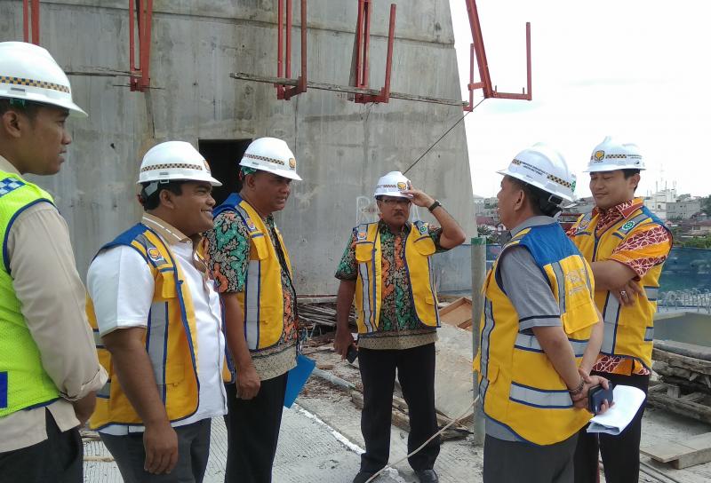 Komisi D DPRD Riau Tinjau Proyek Pembangunan Jembatan Siak 4