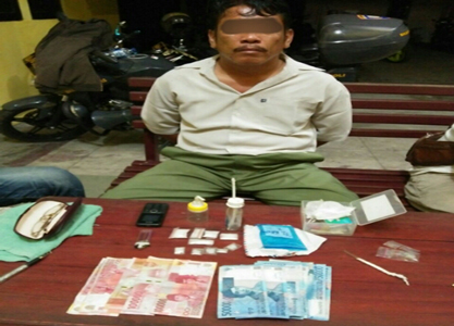 Buang Sabu di Depan Polisi, Pengedar Narkoba Batang Rambai Ditangkap