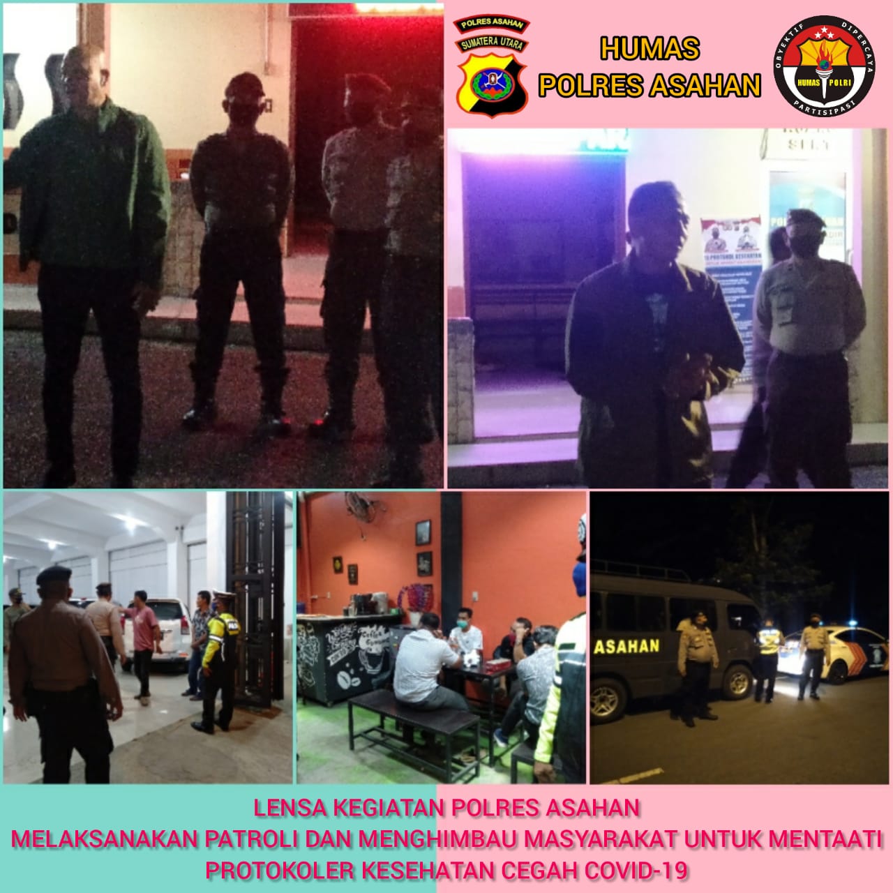 Peduli Dengan Masyarakat, Polres Asahan Putus Mata Rantai Covid-19