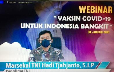 "Keras"! Panglima TNI Marsekal TNI Hadi Tjahjanto: TNI Siap Kawal Vaksin