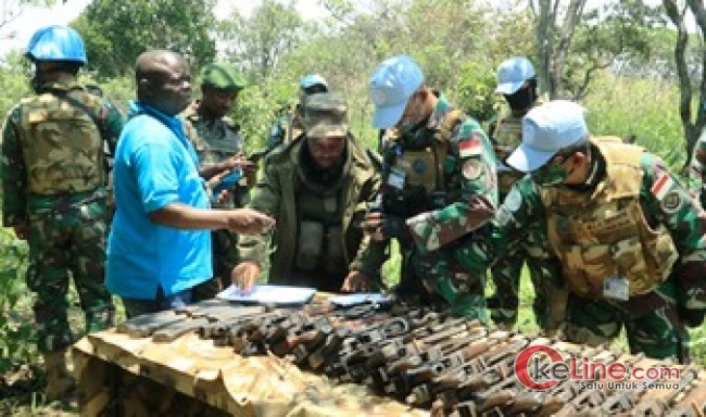 Satgas TNI RDB Monusco Turunkan 43 Milisi di Afrika