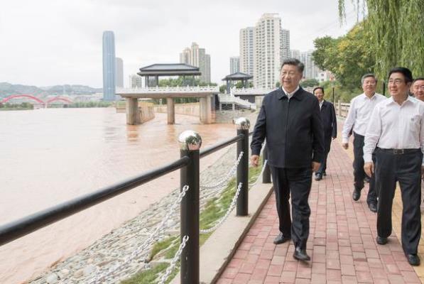 Xi Jinping Periksa Proyek Pelestarian Alam di Muara Sungai Kuning