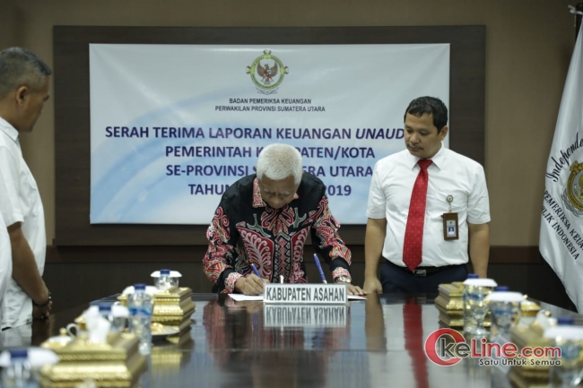 LKPD Kabupaten Asahan TA 2019, Diserahkan ke BPK RI