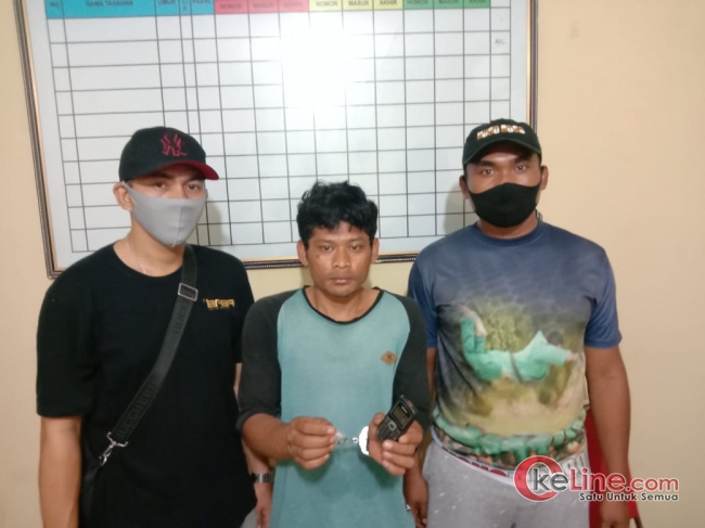 Nunggu Pembeli Dibawah Pohon Rambutan, Pengecer Sabu Ditangkap Polsek Bandar Pulau