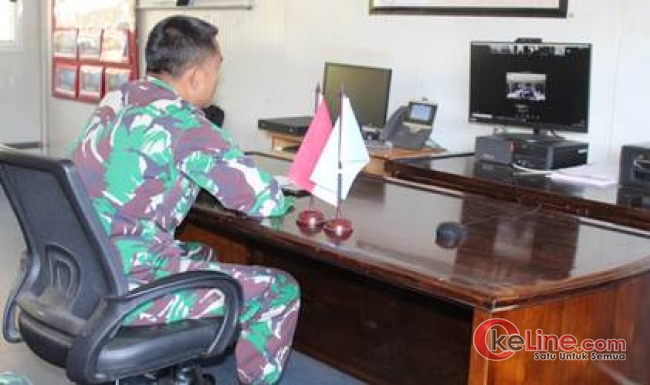 Satgas TNI RDB Silaturahmi Virtual dari Nairobi Afrika Timur