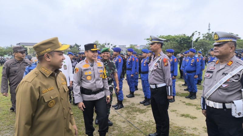 Total 3.452 Personil Gabungan Polda Riau Disiagakan Amankan Mudik Idul Fitri 2025