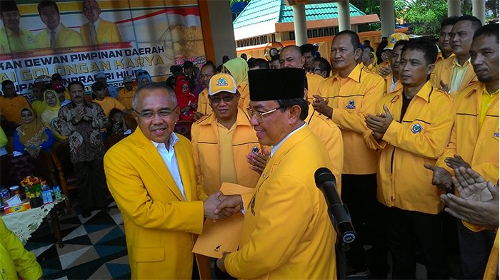 Wardan Resmi Pimpin Golkar Inhil