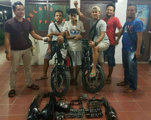 Polisi Bekuk Bandit Curanmor di Duri