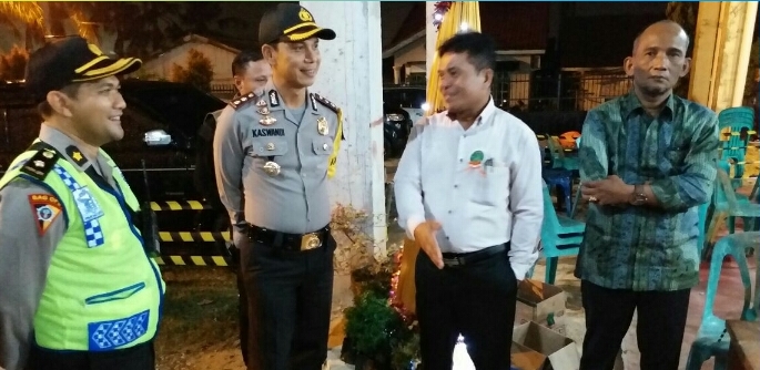 Kapolres Nyatakan Perayaan Natal di Pelalawan Lancar dan Kondusif