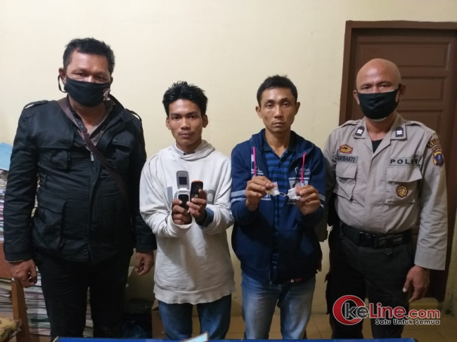 Buang Sabu Dari Sepeda Motor, 2 Kurir Ditangkap Polsek Bandar Pulau