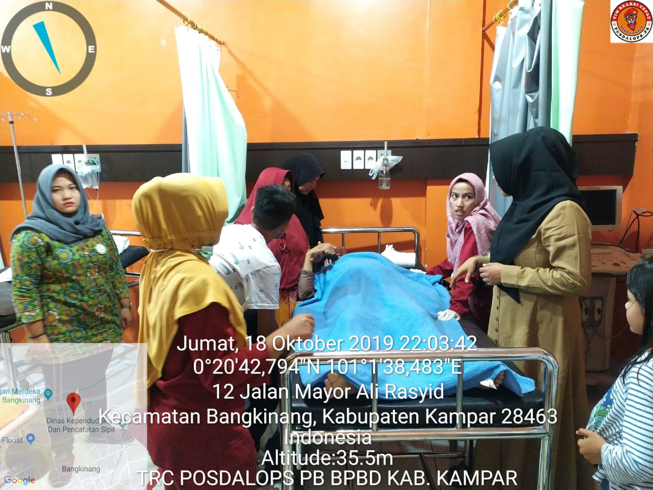 Lubang Drainase Bangkinang Kampar Riau Memakan Korban, Seorang Wanita Tewas Terperosok