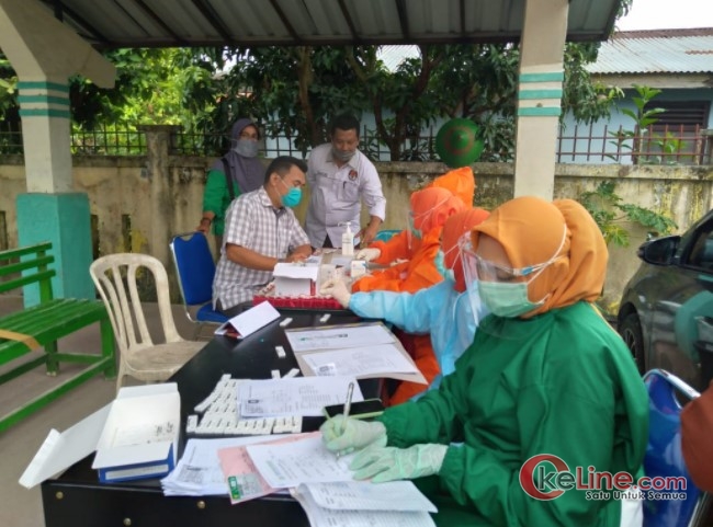 KPU Asahan Gelar Rapid Tes Secara Serentak