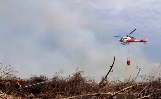 Titik Panas di Riau Terbanyak di Sumatera