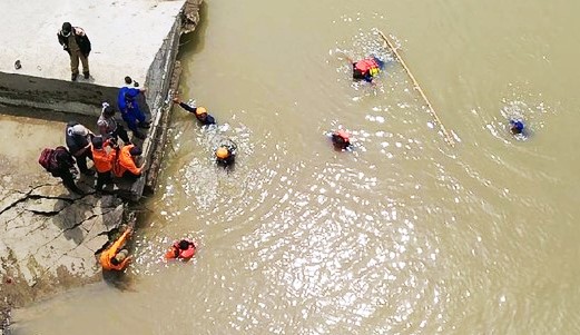 Usai Dihabisi Menantu Buang Mayat Mertua ke Sungai Pemalang