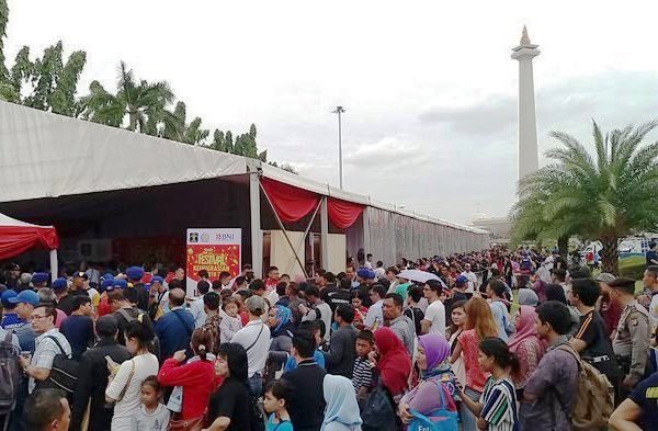 Festival Keimigrasian Monas Diserbu Warga