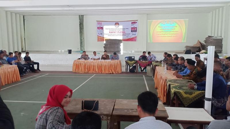 Hari Ini PPK Tanah Putih Gelar Rapat Pleno Hasil Perhitungan Pemilu 2019