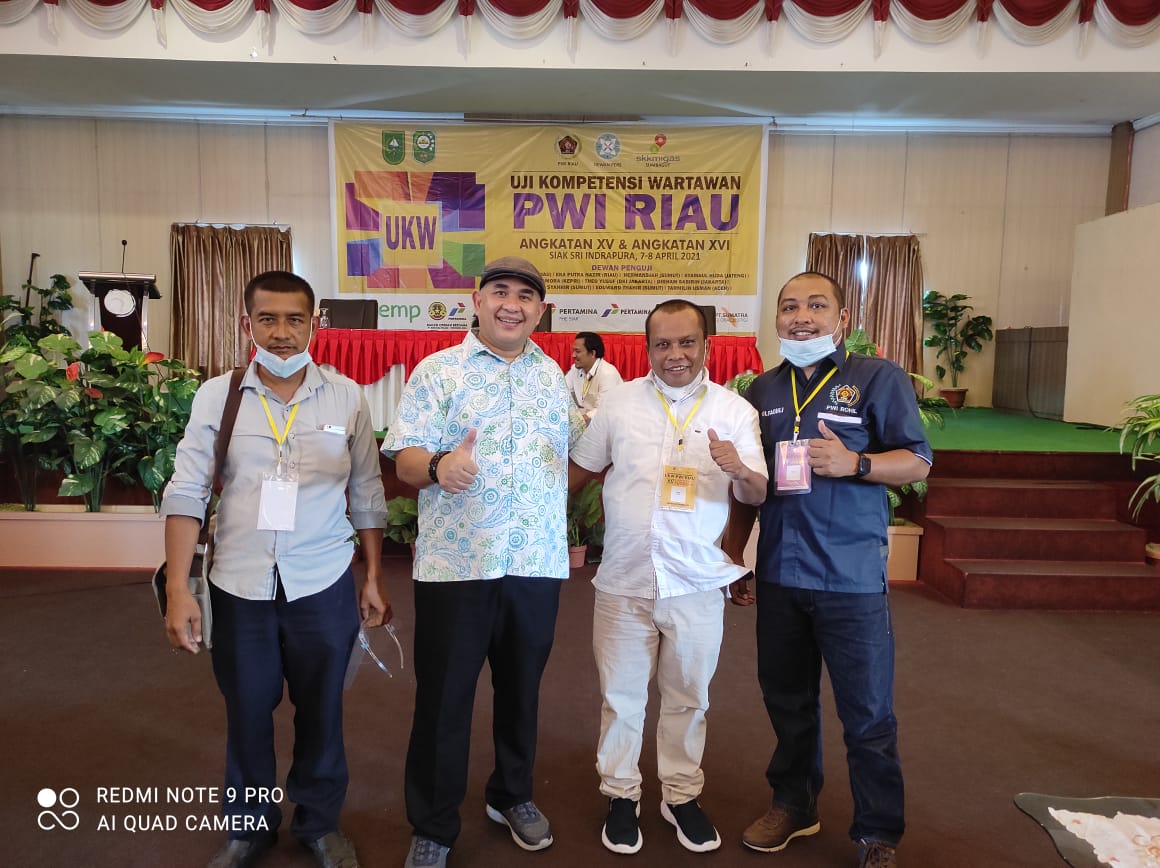 Tiga Anggota PWI Rokan Hilir  Dinyatakan Kompeten Pada UKW Angkatan XV di Siak