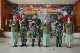 Danrem 174/ATW Merauke Pimpin Acara Tradisi Korps