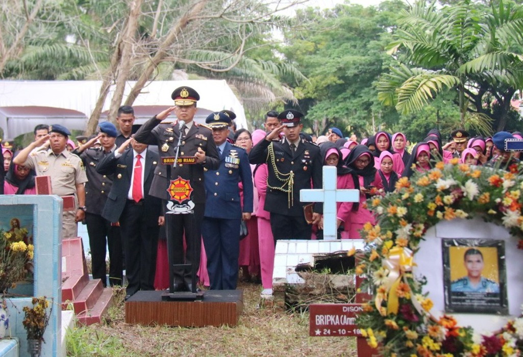 Kapolda Riau : Bripka (ANM) Adalah Sosok Pahlawan dan Menginspirasi Bagi Kami