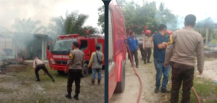 Satu Unit Rumah di Tambang Di Lalap Sijago Merah, Akibat Konsleting Listrik