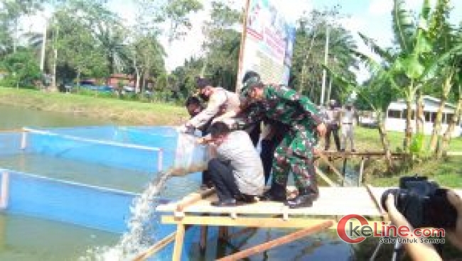 Pemkab Dan Polres Asahan, Tabur Ribuan Bibit Ikan Lele