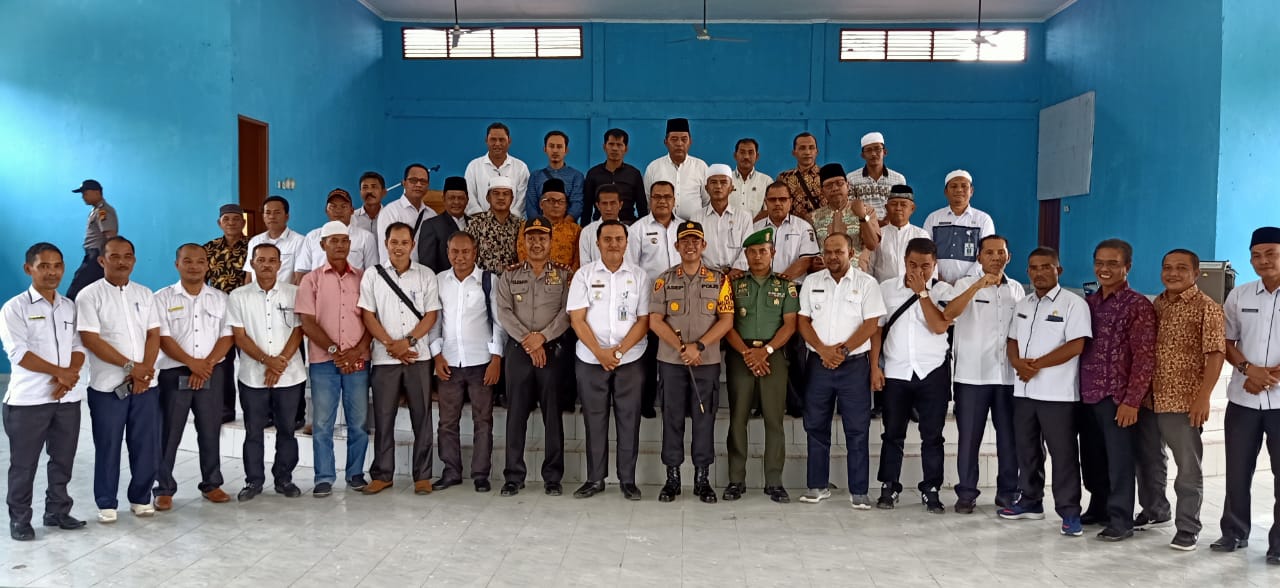 Ini yang disampaikan Kapolres Saat Silaturahmi Dengan Upika Serta Tokoh Masyarakat Kampar Kiri