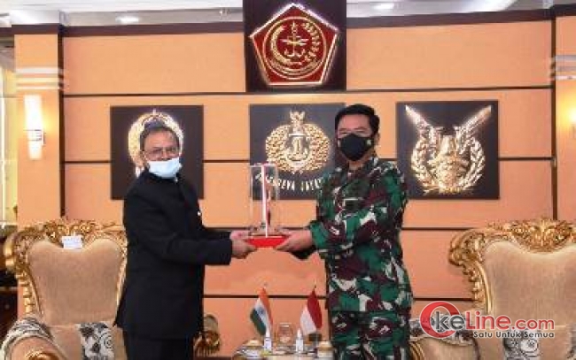 Sambut Courtesy Duta Besar LBBP India, Panglima TNI: Indonesia Siap Bekerjasama