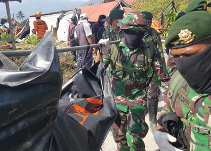 TNI Temukan 188 Jenazah di Reruntuhan Perumahan Balaroa Palu