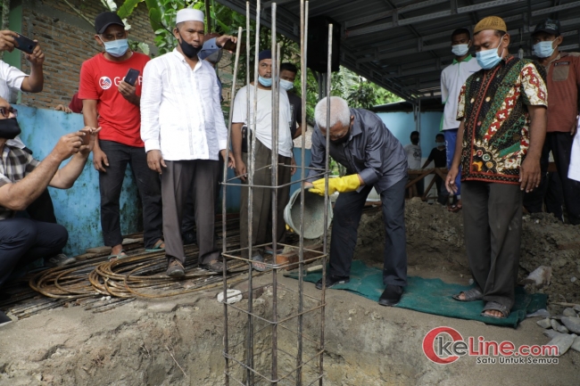 Ini Pesan H.Surya Saat Peletakan Batu Pertama Dimasjid Arrahman