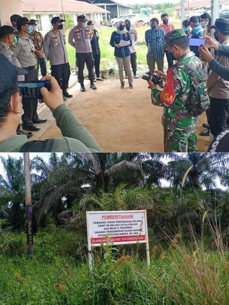 Kelompok Tani Jaya Abadi  Ajukan Keberatan ke PN Rohil Saat Gelar Constatering  