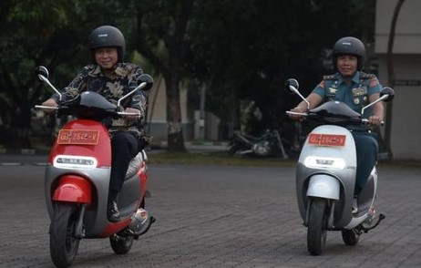 Motor Listrik Kendaraan Operasional Paspampres Dilouncing