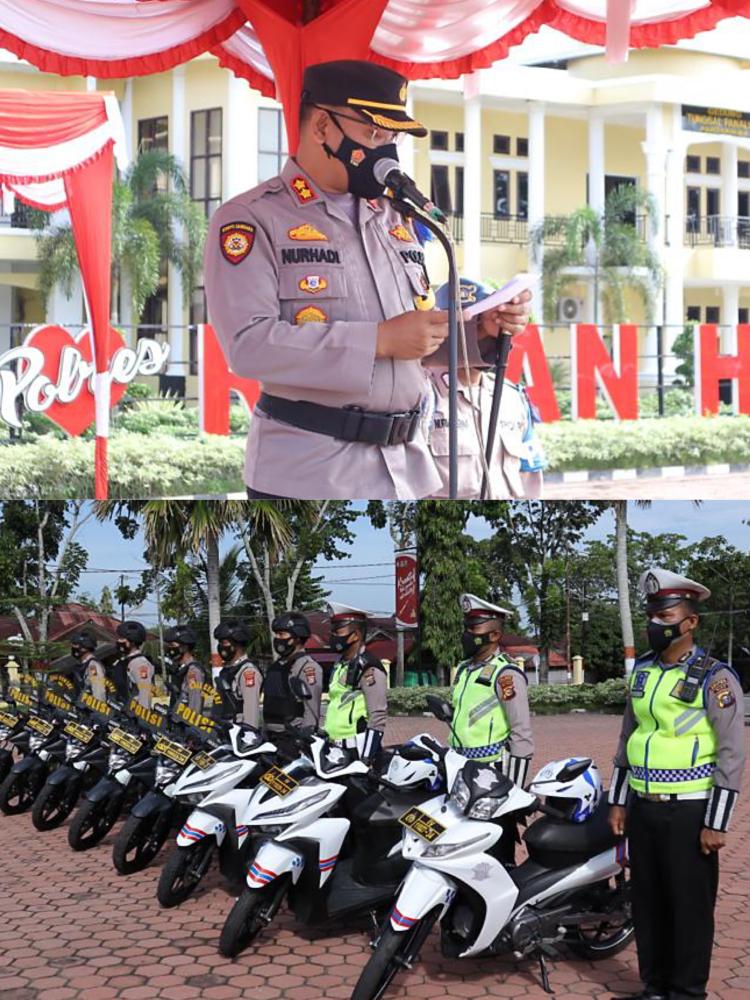 Mulai Hari ini, Selama 14 hari  Polres Rohil Gelar Serentak Operasi Zebara Lancang Kuning "2021"