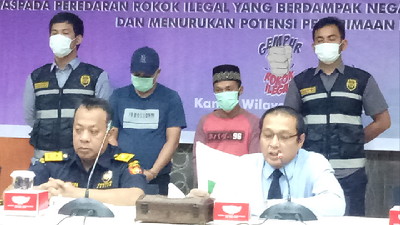 Rokok Ilegal Senilai Rp.3,9 Milyar Berhasil di Amankan BC Provinsi Riau