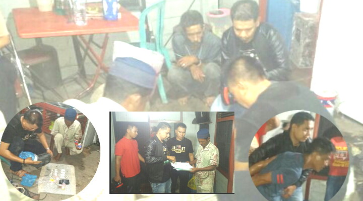 Pesta Sabu 6 Orang Warga Meranti Digerebek