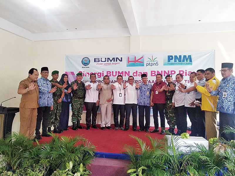 BNNP dan BUMN Bersinergi Lakukan Pelatihan Life Skill di Pekanbaru