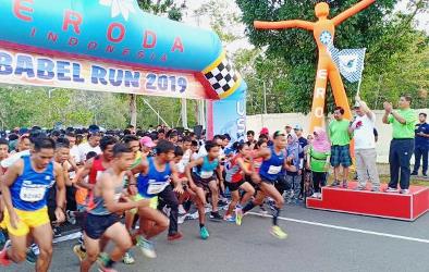 Gubernur Erzaldi: Lihat Anak SD Aja Ikut Kegiatan Half Maraton