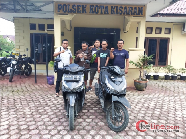 Sepeda Motor Salma Hilang,2 Pencuri Digiring Kepolsek Kota Kisaran