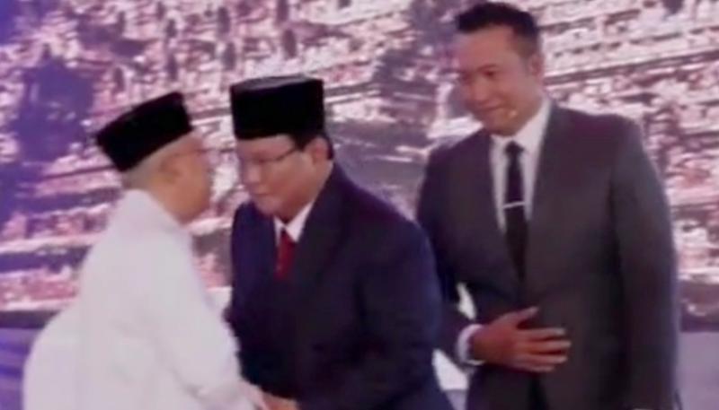 Debat Pertama Capres-Cawapres Kubu 02 Klaim "Serasi"