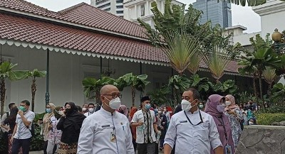 Wagub Riza Patria Minta Warga Tetap Tenang, Gempa Terasa Kuat di Jakarta