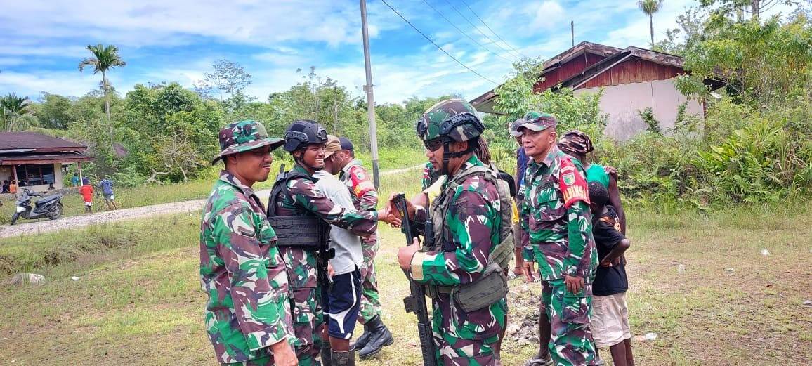 Babinsa Koramil Agimuga Jalin Silaturahmi Dengan Warga Binaan