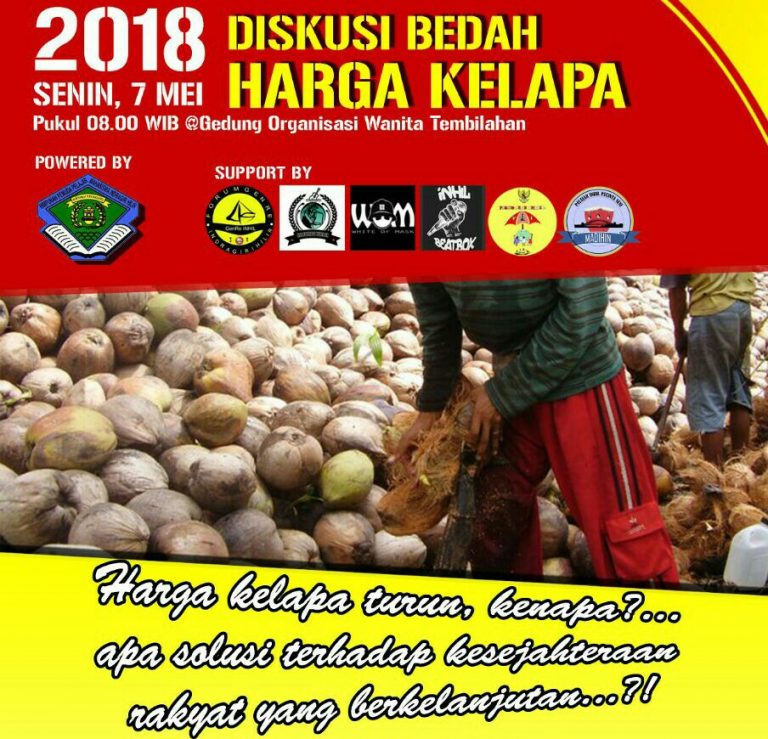 Diskusi Bedah Harga Kelapa Bersama Pjs Bupati Inhil